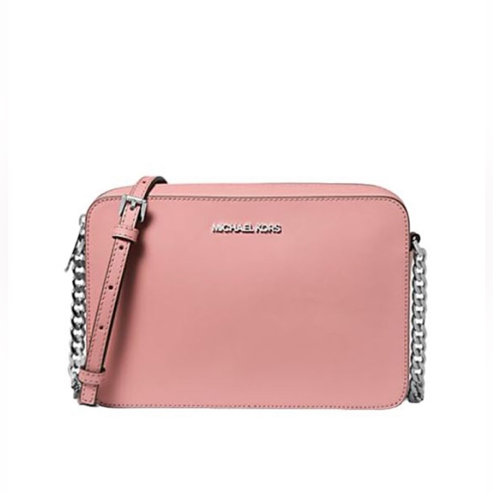 Michael Kors Jet Set Item Large East West Zip Crossbody Leather Primrose 
NWT - Picture 3 of 16
